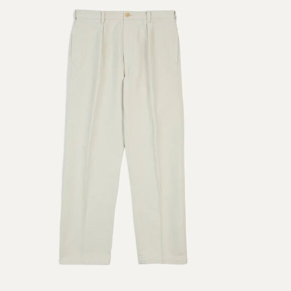 Drake's - Ecru Heavy Cotton Twill Games Trousers - Size 30 - Picture 1 of 14